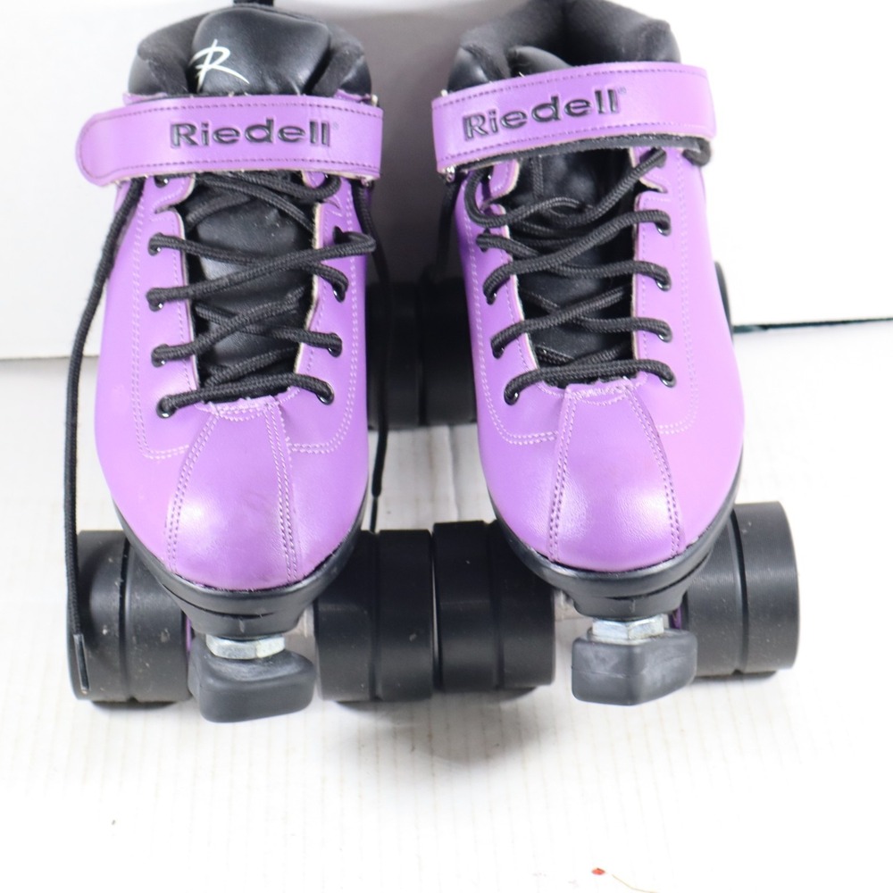 Riedell Dart Purple Quad Roller Skates Size 7 Speed/Jam Skates